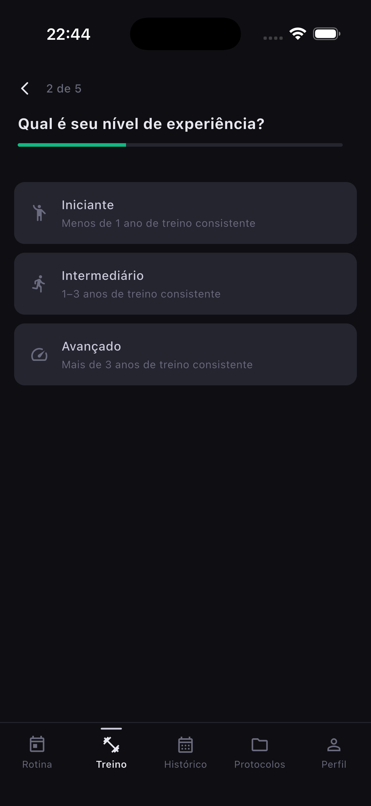 DomsFit IA — wizard